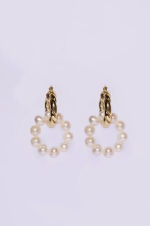 ARRACADA ARGOLLA GOLD BALL / PERLA